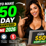 How to make $50 a day guaranteed online 2026