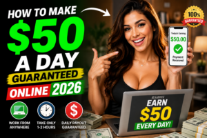 How to make $50 a day guaranteed online 2026