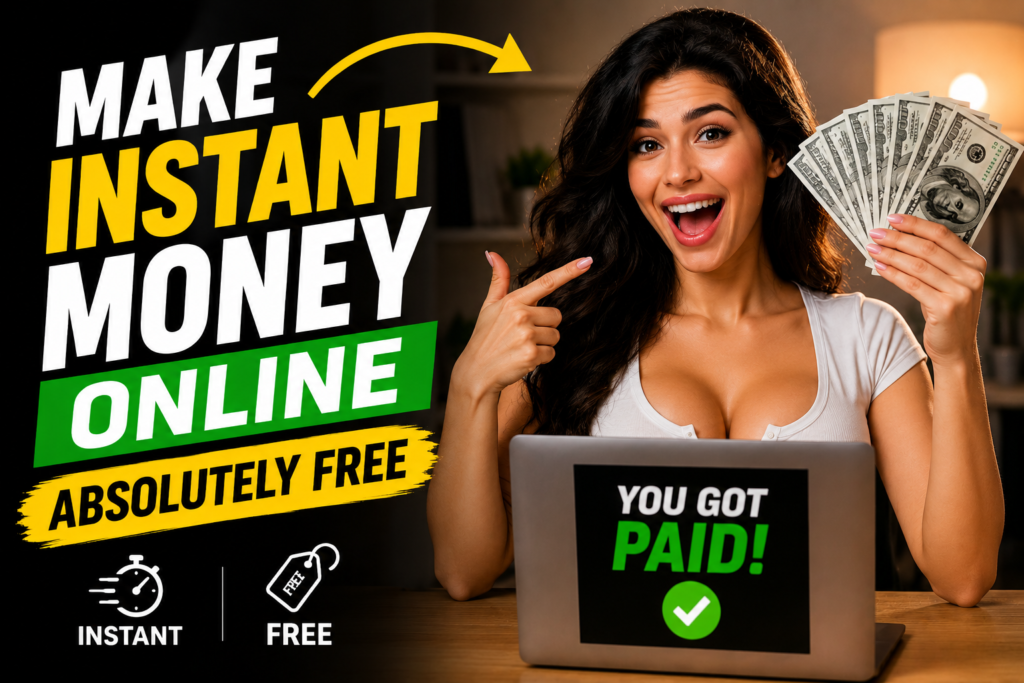 Make Instant Money Online Absolutely Free